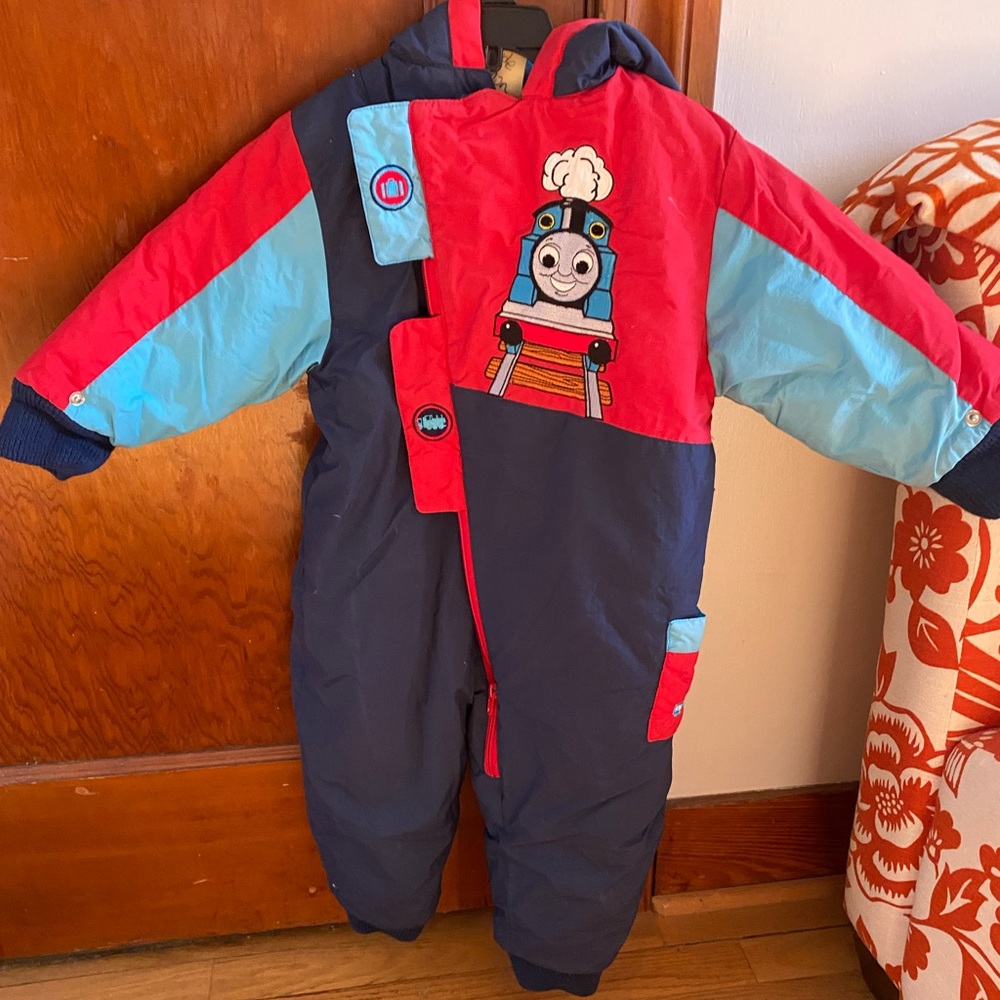 Thomas the train snowsuit